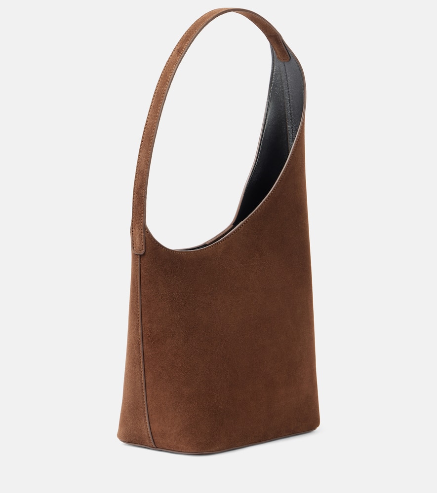 Demi Lune suede tote bag