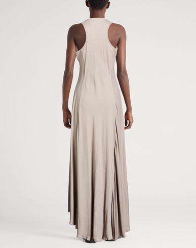 Woman Maxi dress Taupe Size 8 Cupro