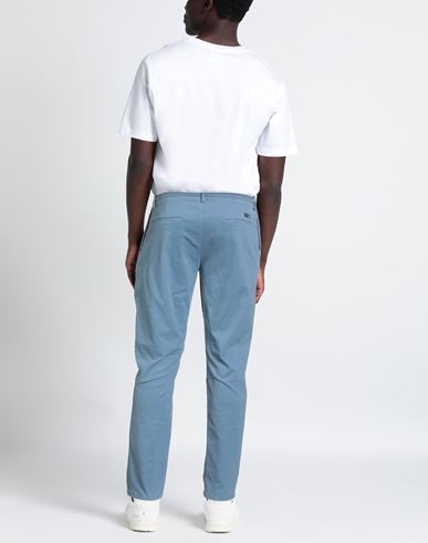 Man Pants Light blue Size 31 Cotton, Elastane