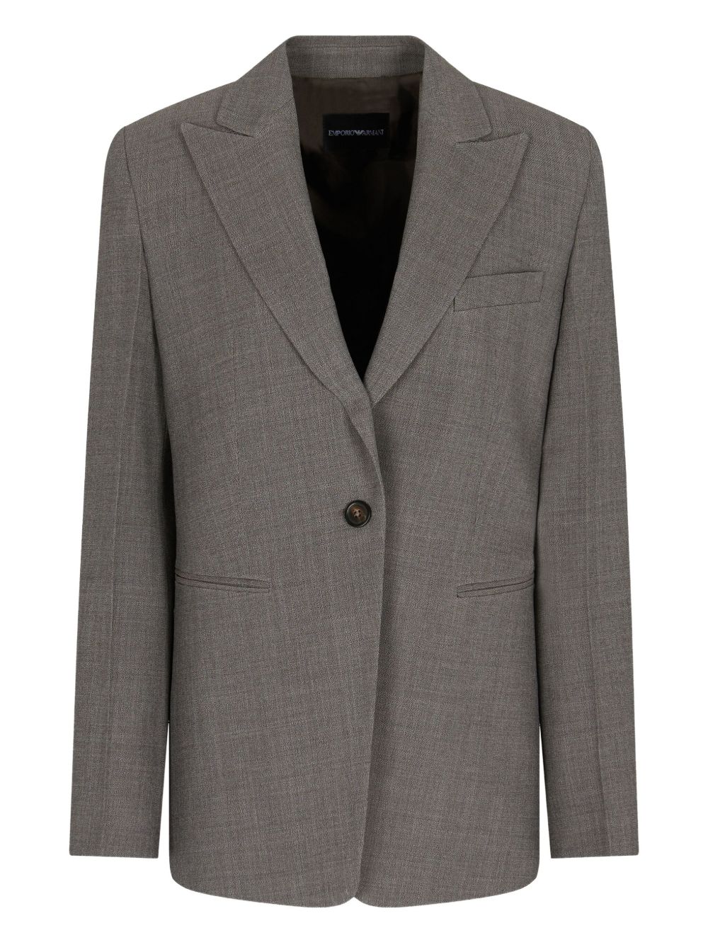 Single-breated blazer - Grey