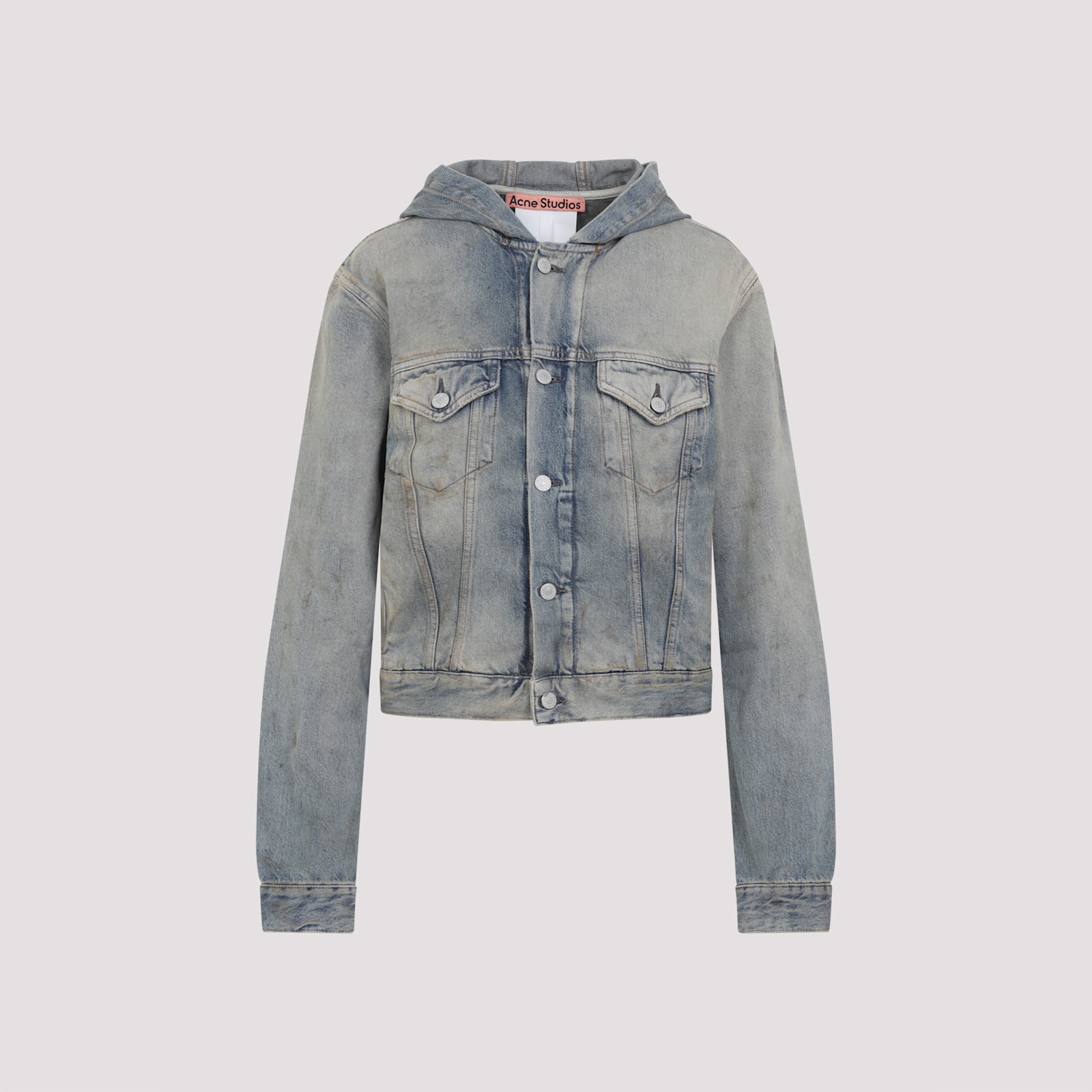 Sky Blue Fadded Denim Jacket