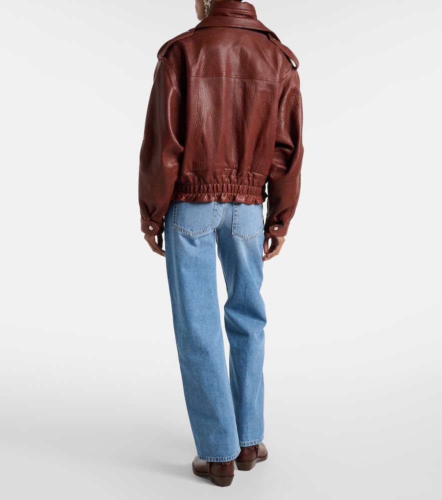 Drolane high-rise straight jeans