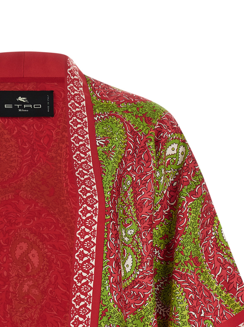 Kesa Paisley Foliage Sweaters And Cardigans Multicolor