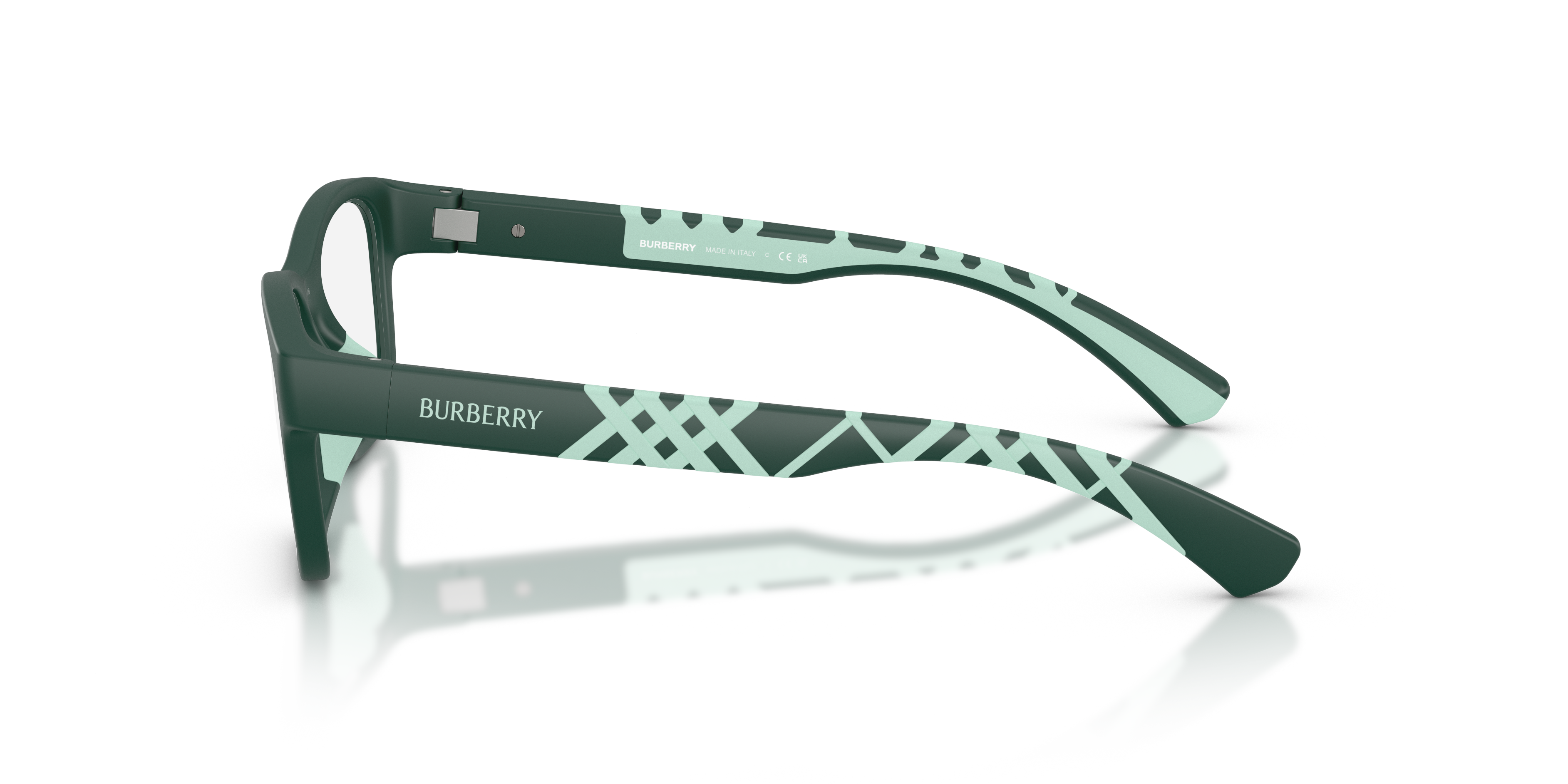 Burberry Kid Burberry JB2018U 4239 Optical frames Injected Green Transparent Squared Norma