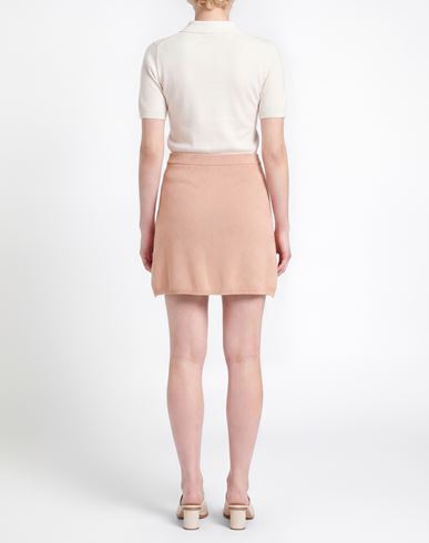 Woman Mini skirt Blush Size M Cotton