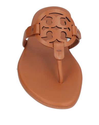 Woman Thong sandal Brown Size 8 Calfskin