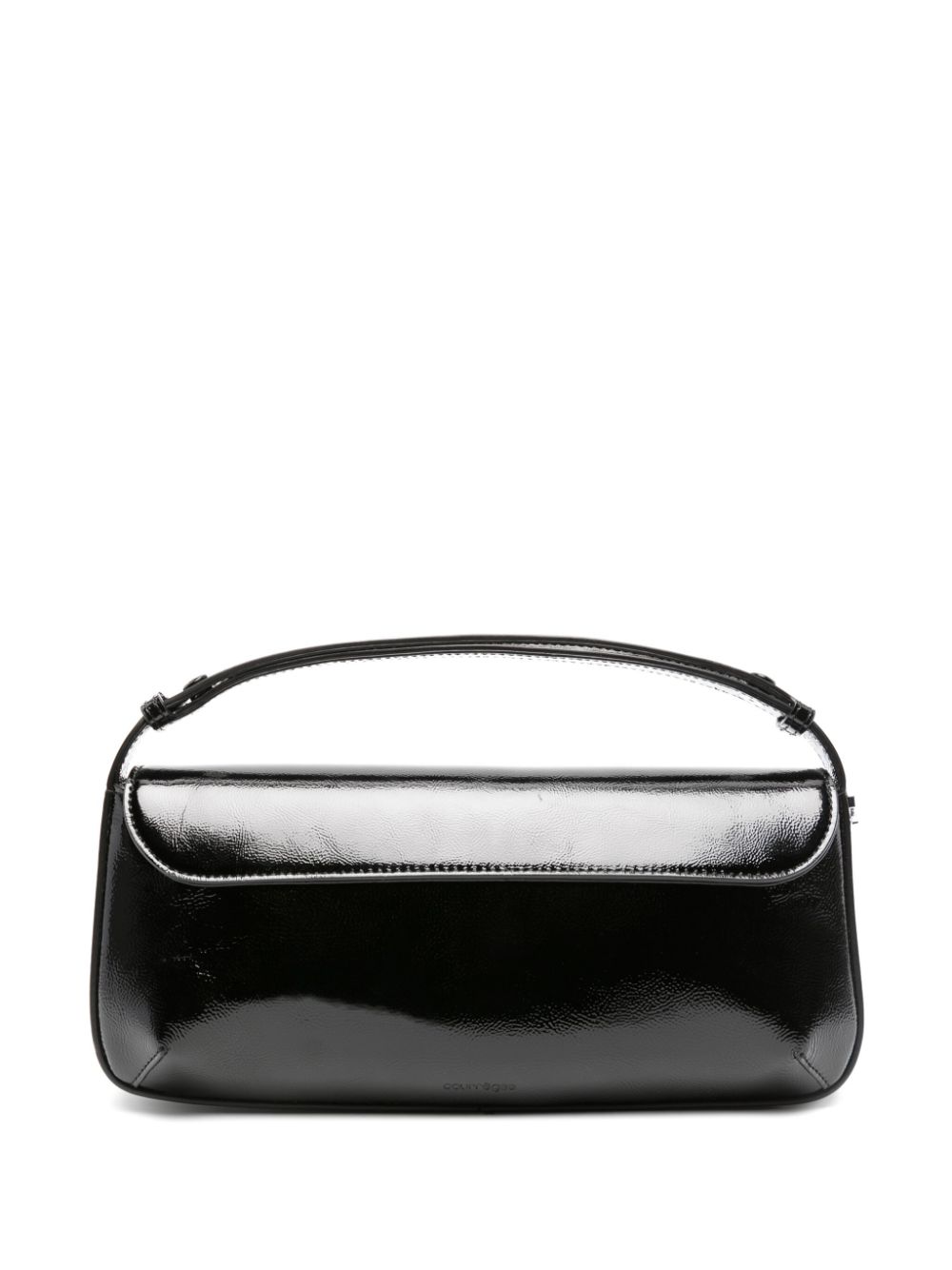 Sleek patent tote bag - Black