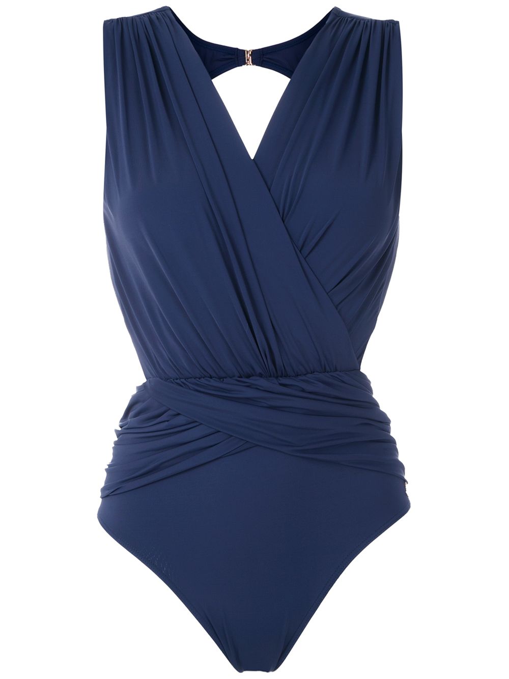 Lumma draped swimsuit - Blue
