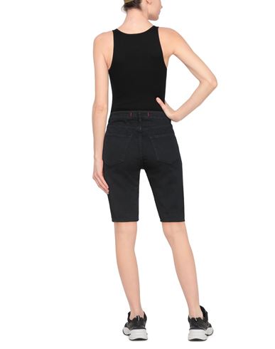 Jucca Woman Denim shorts Black Size 27 Cotton, Elastane