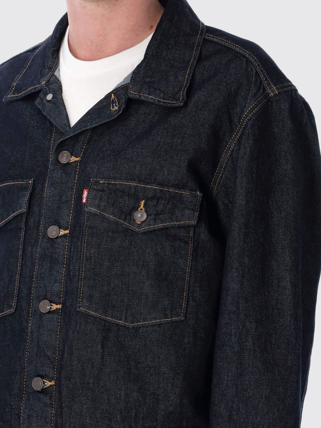 Jacket LEVI'S Men color Denim