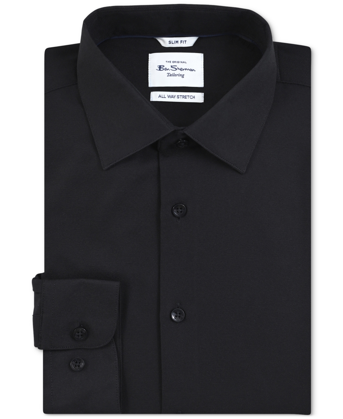 Men's Slim-Fit Shirt - Black