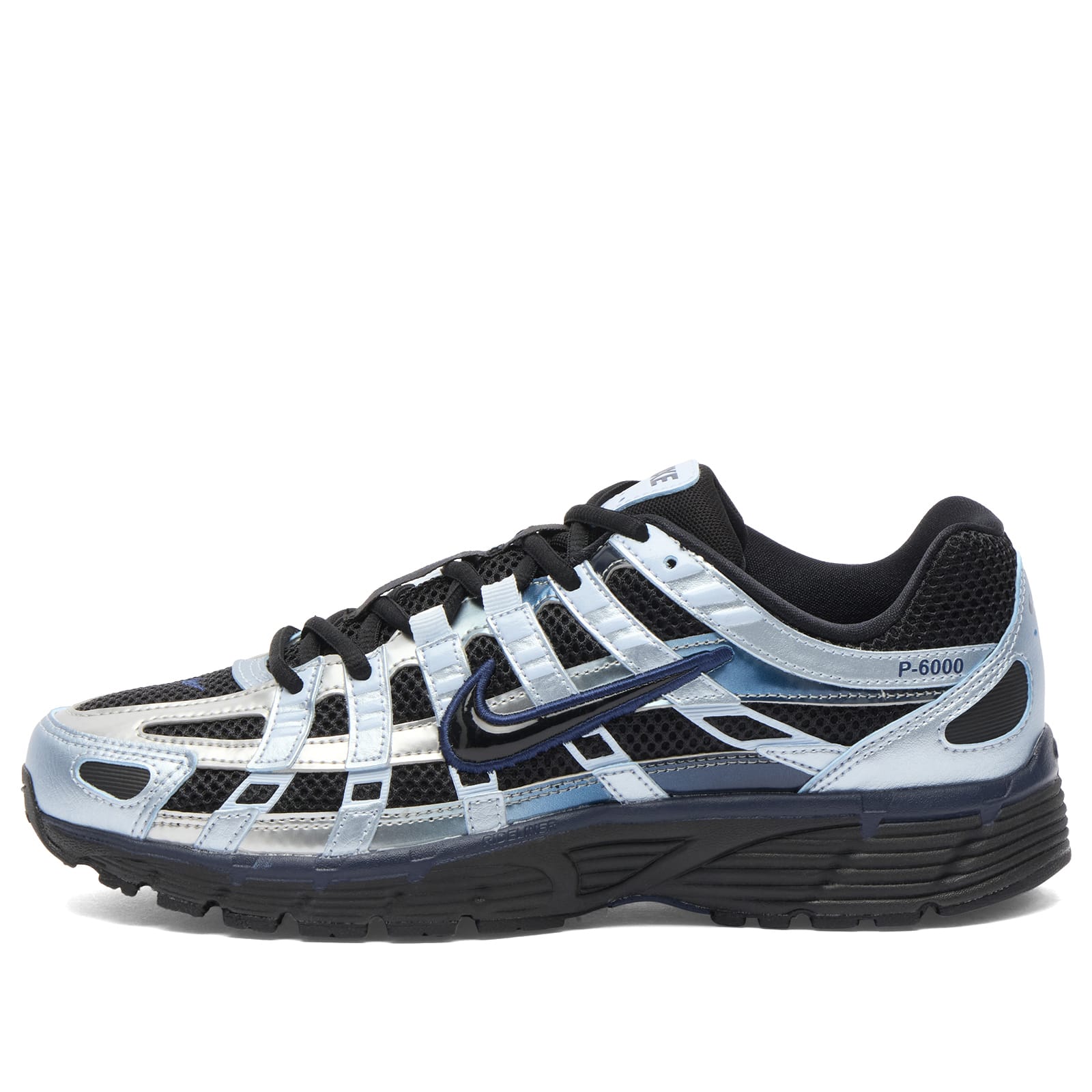 Women's P-6000 Sneaker Black/Blue/Silver