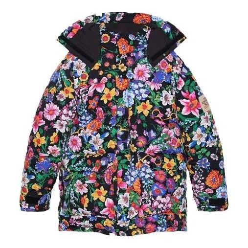 X The North Face Floral Print Down Jacket 'Purple'