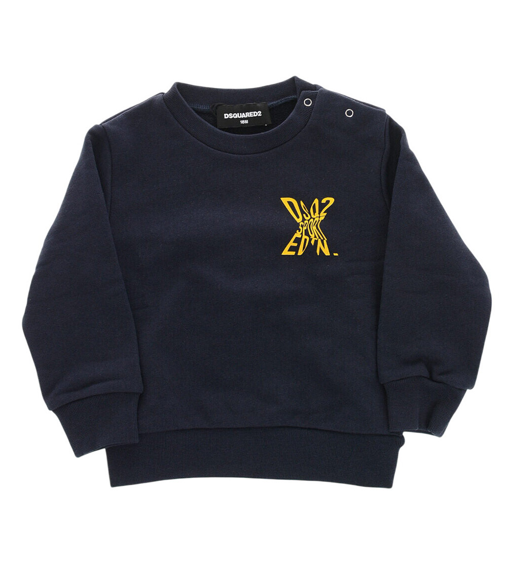 Babies Navy Blue Regular Sweatshirt