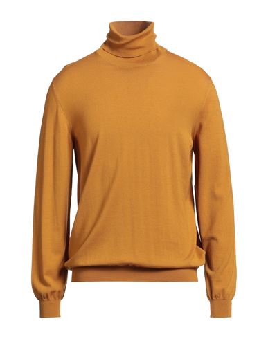 Man Turtleneck Marigold Size 44 Virgin Wool, Polyamide