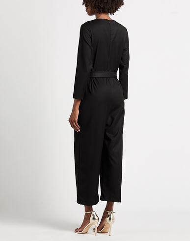 Collection Privēe? Woman Jumpsuit Black Size 4 Polyester, Viscose, Elastane