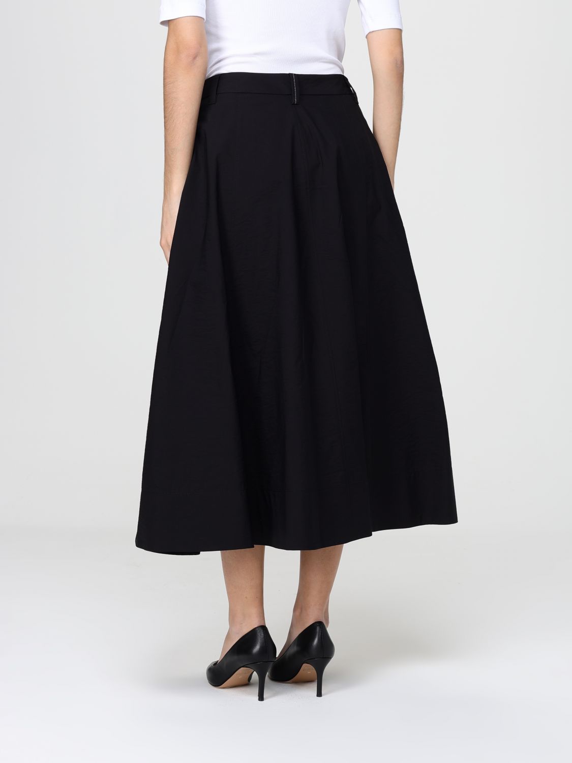 Skirt Woman color Black