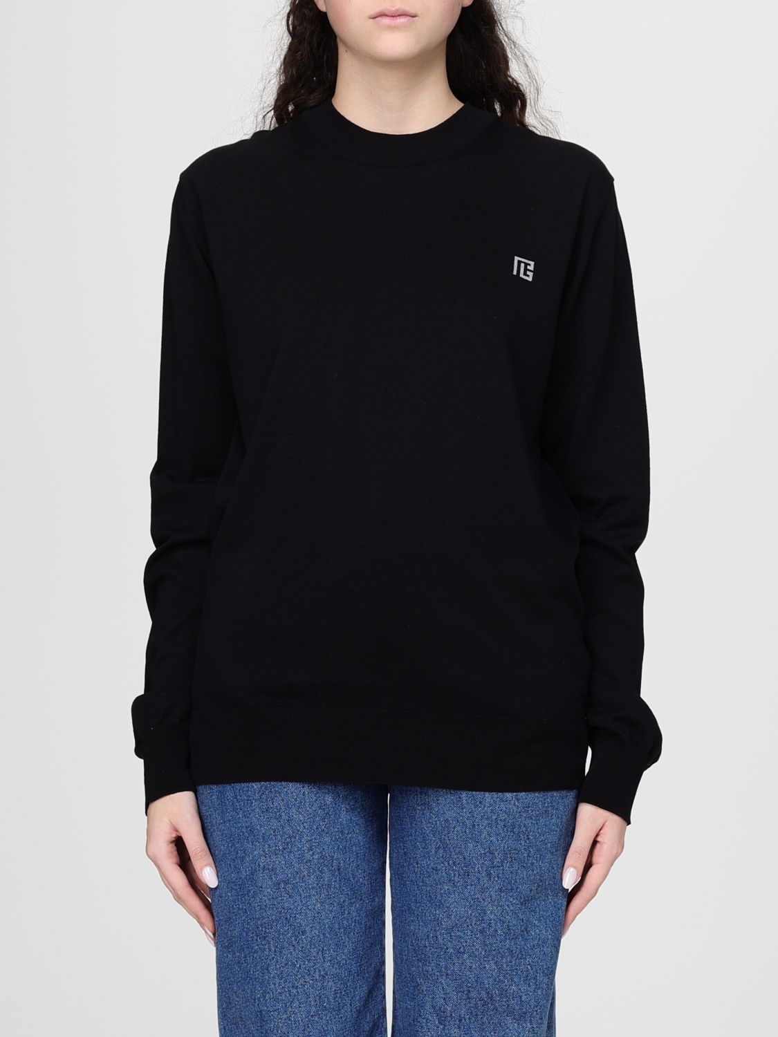 Sweatshirt Woman color Black