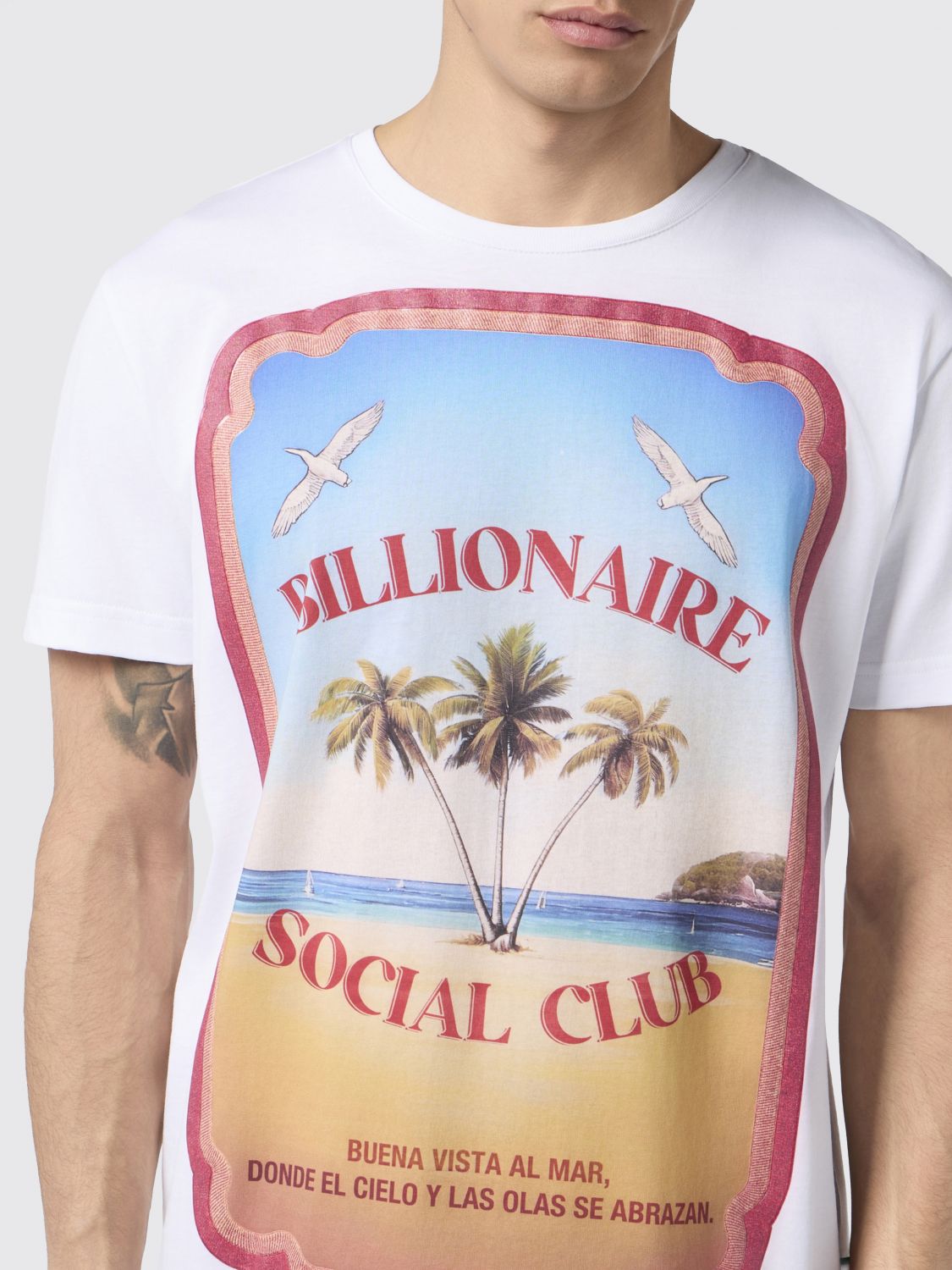 T-Shirt Men color White