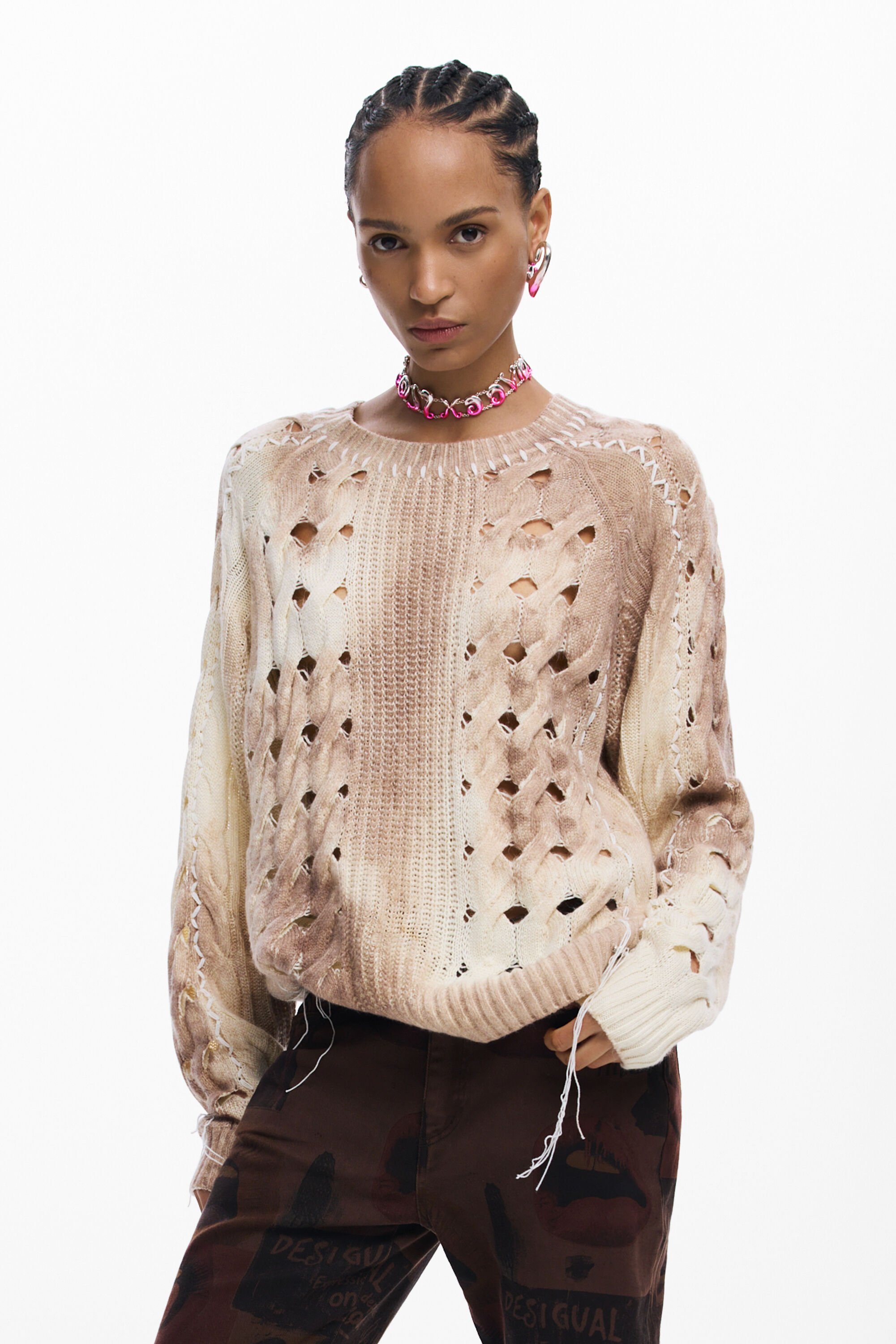Chunky knit sweater