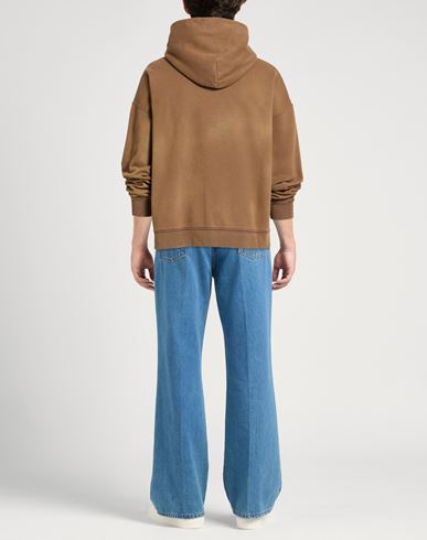 Man Sweatshirt Brown Size M Cotton