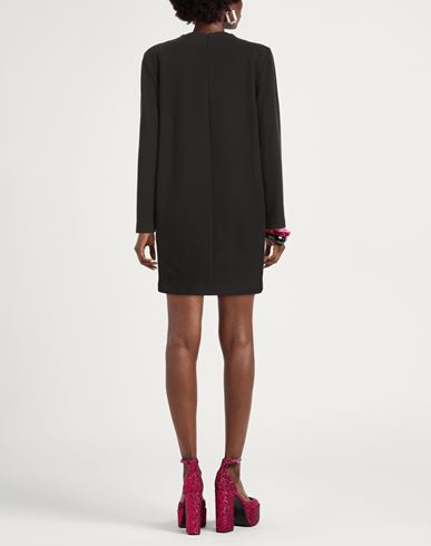Woman Mini dress Black Size 6 Cotton, Elastane