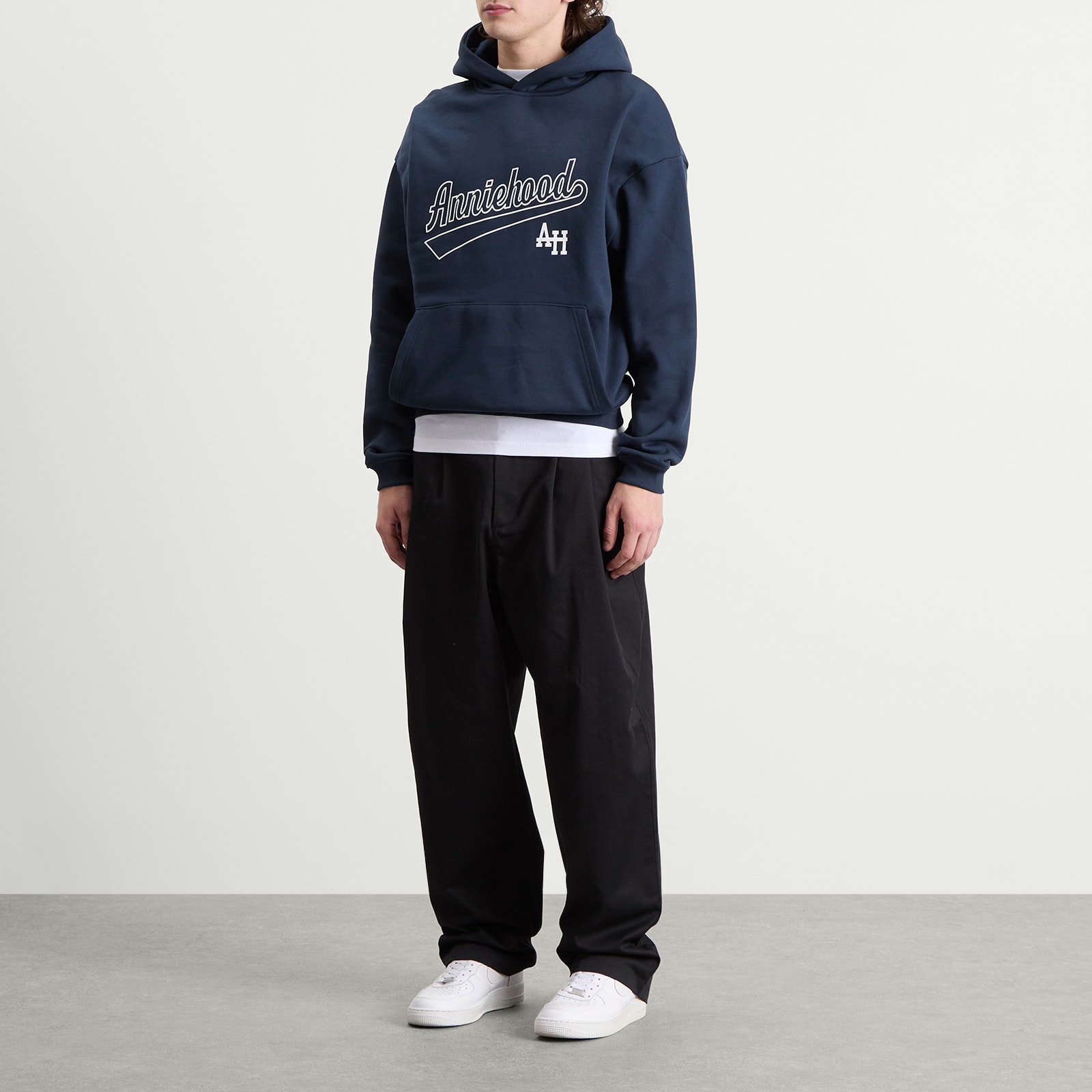 Men's Baseball Hoodie Navy