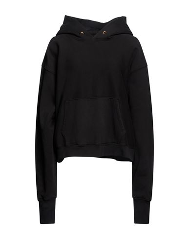 Woman Sweatshirt Black Size L Cotton