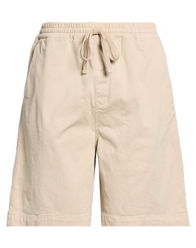 Man Shorts & Bermuda Shorts Beige Size XL Cotton, Elastane