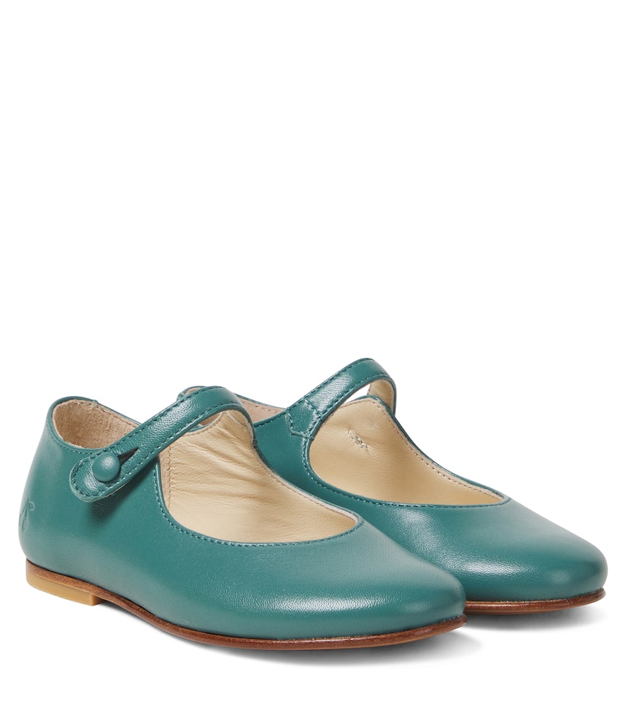 Ella leather Mary Jane flats