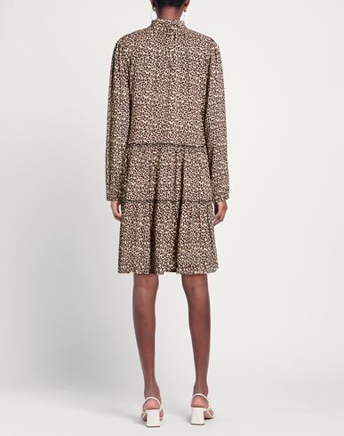 Woman Mini dress Beige Size 2 Cotton