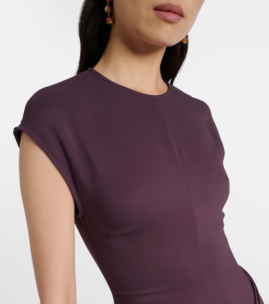 Ames gathered jersey maxi dress