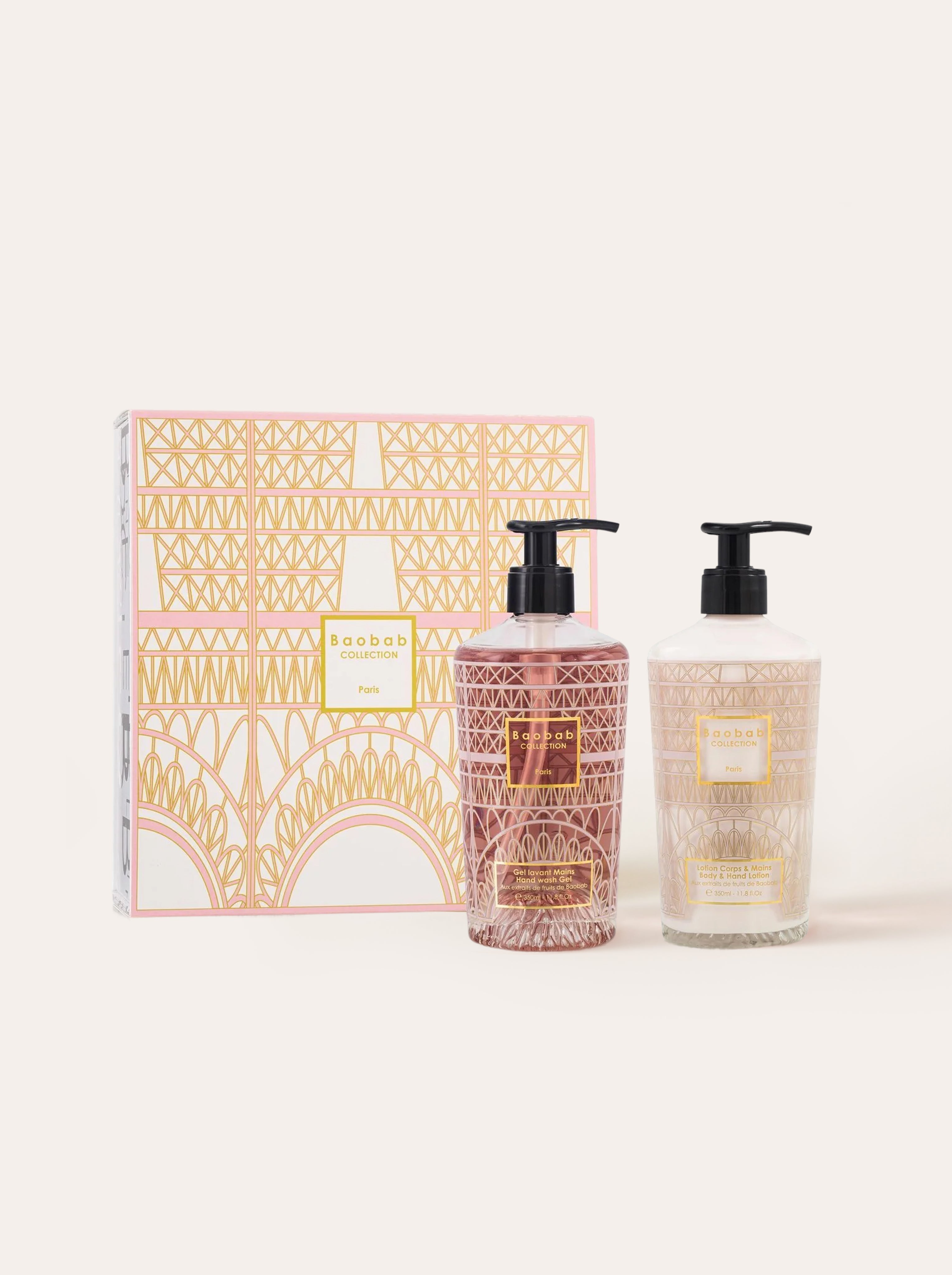 Gift Box Paris Body & Hand Lotion And Hand Wash Gel
