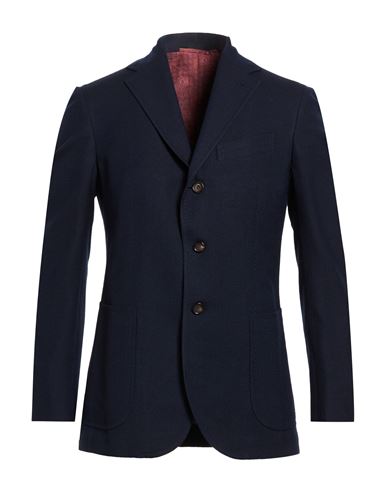 Man Blazer Navy Size 36 Wool
