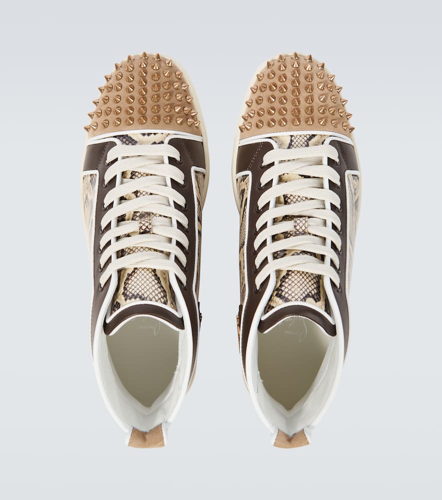 Lou Spikes leather sneakers