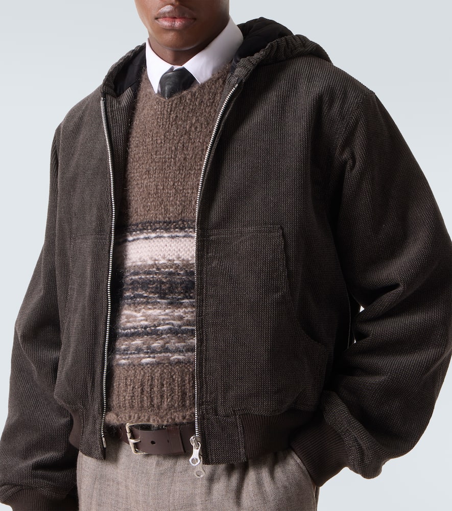 Bank cotton twill corduroy jacket