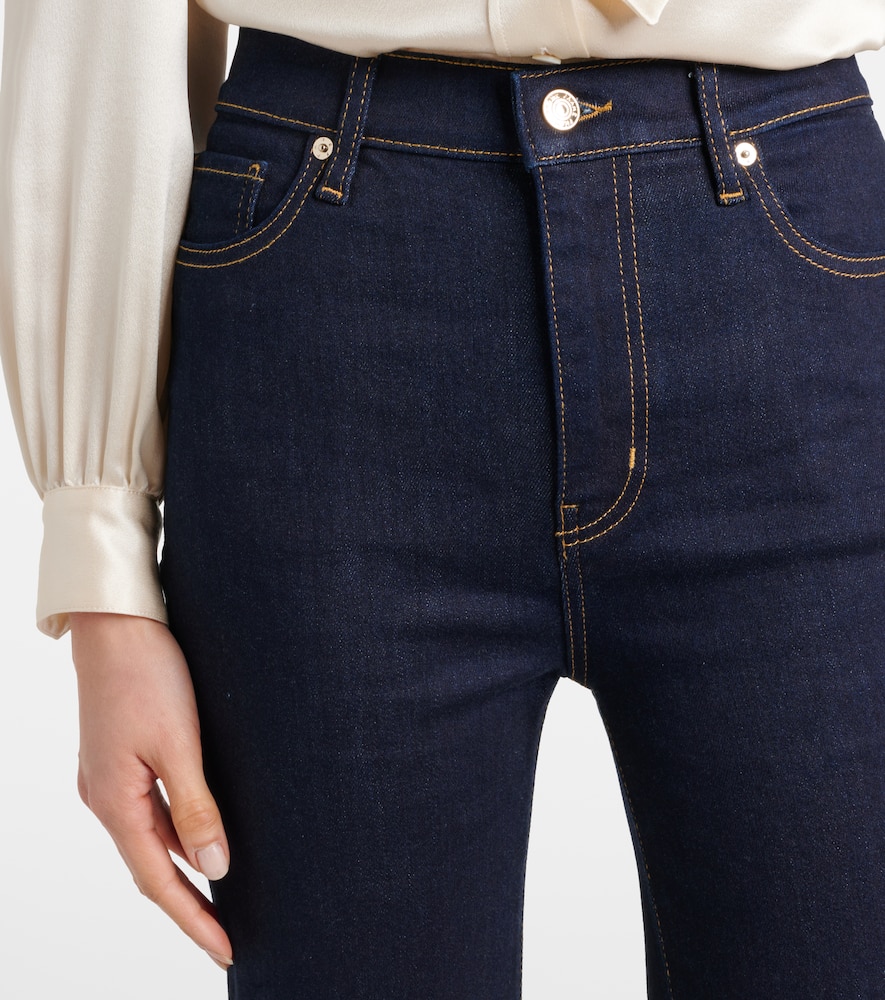 Le Sleek high-rise straight jeans