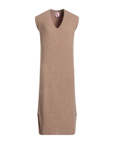 Woman Midi dress Camel Size ONESIZE Acrylic, Polyamide, Polyester, Wool, Viscose