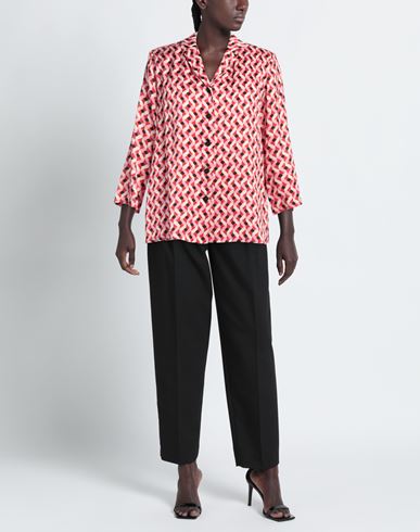 Woman Shirt Red Size 6 Viscose