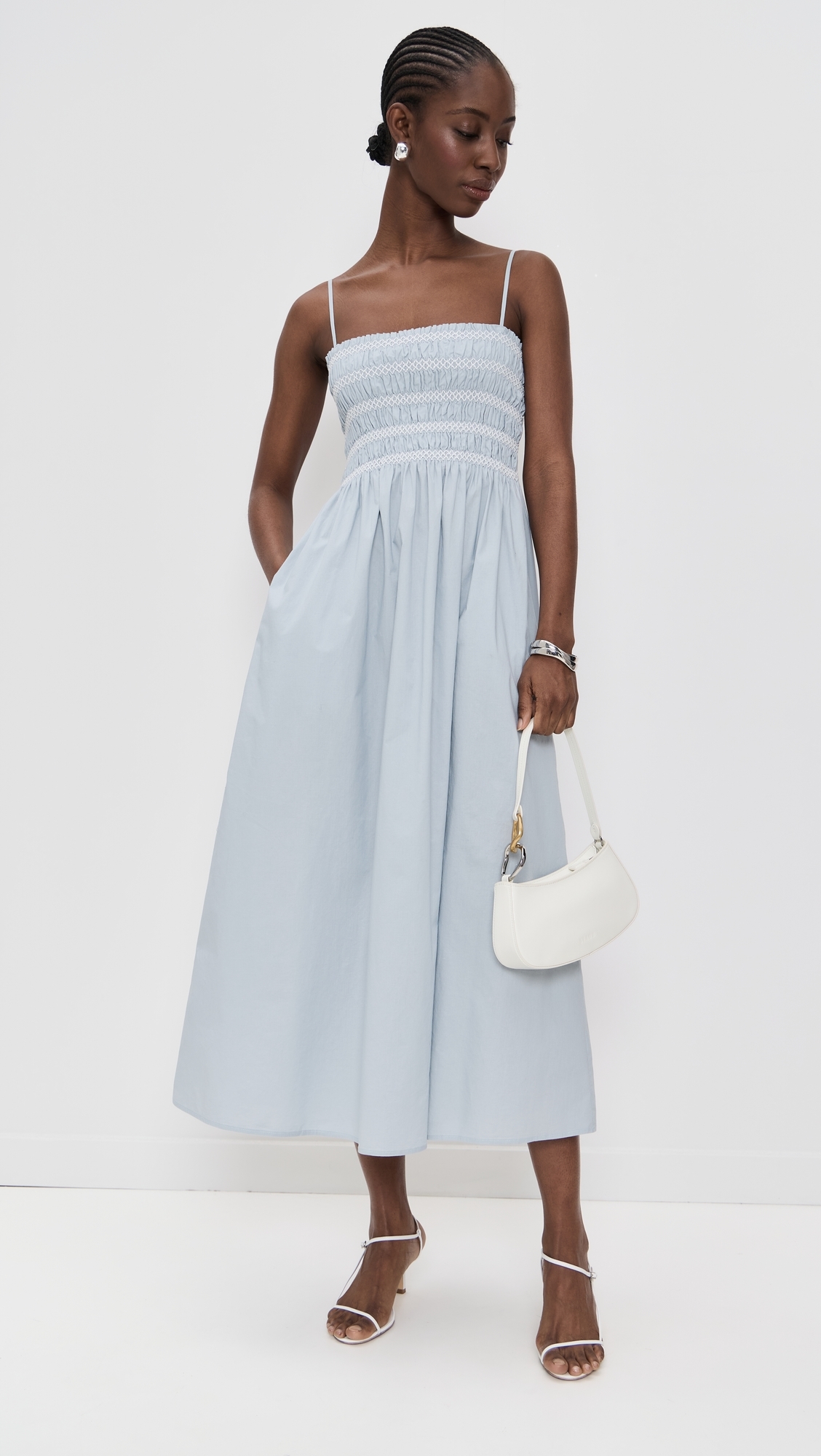 Pistola Denim Bianca Dress Morning Sky