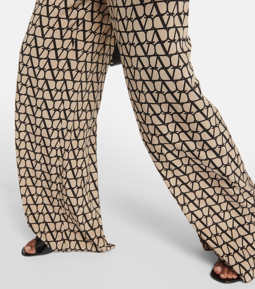 Toile Iconographe silk wide-leg pants