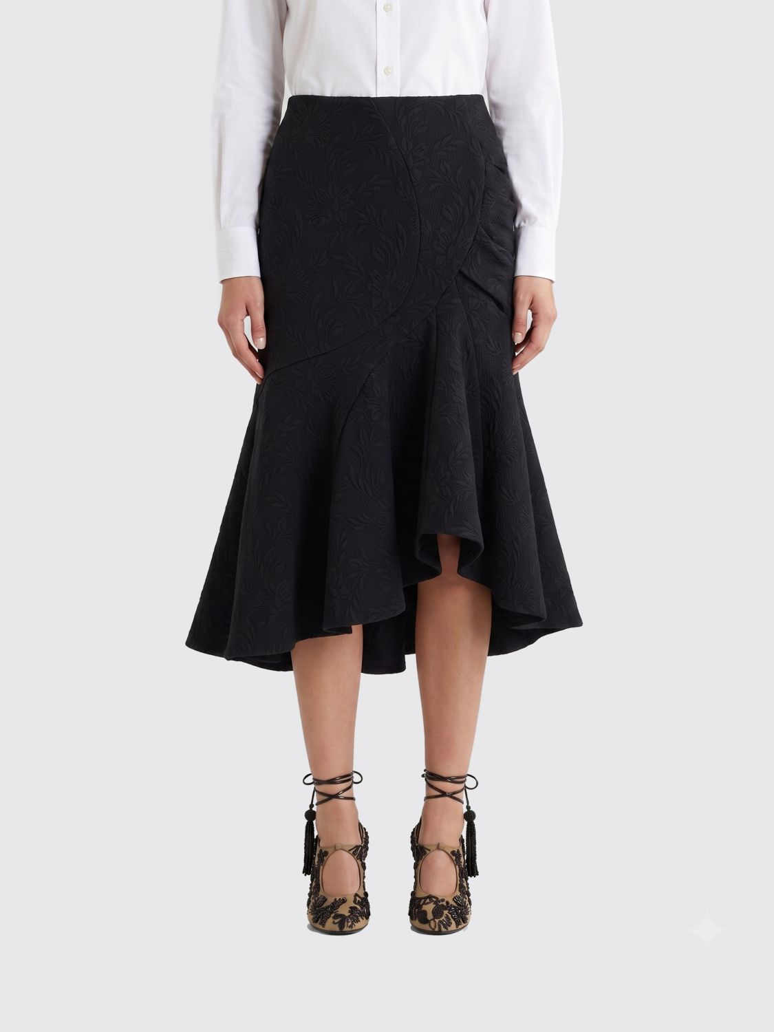 Skirt Woman color Black