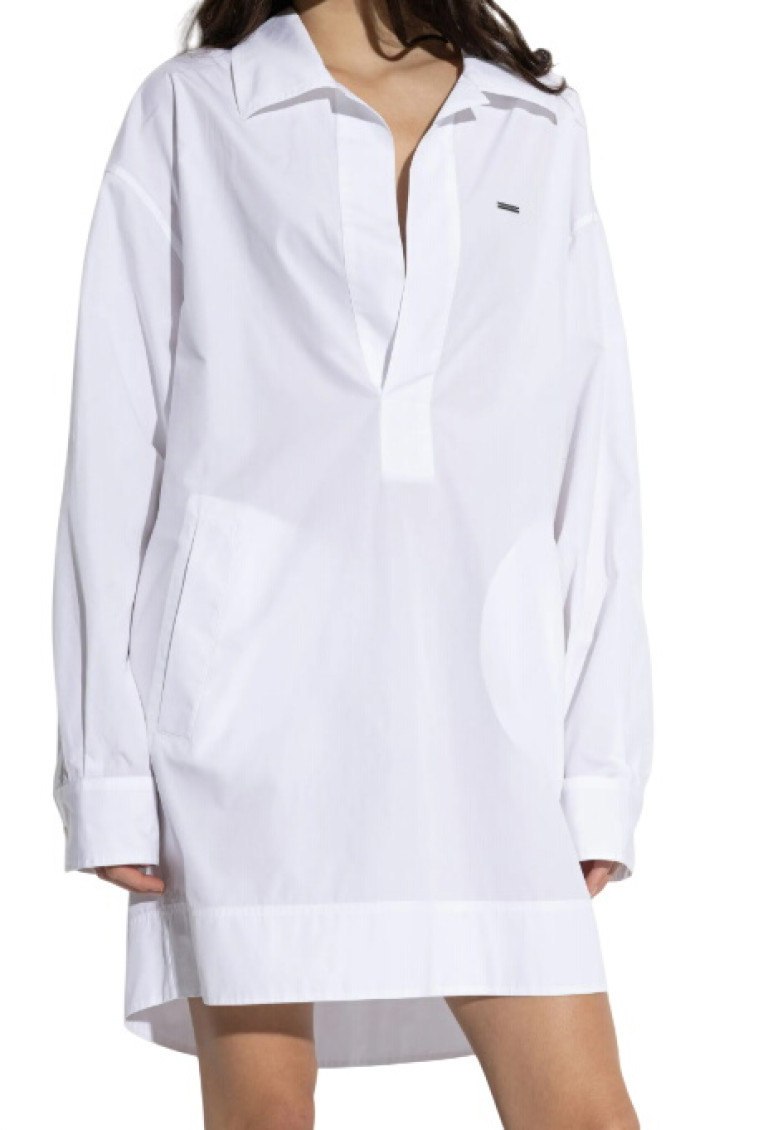 Dsquared2 - long sleeve dress button cuffs pocket