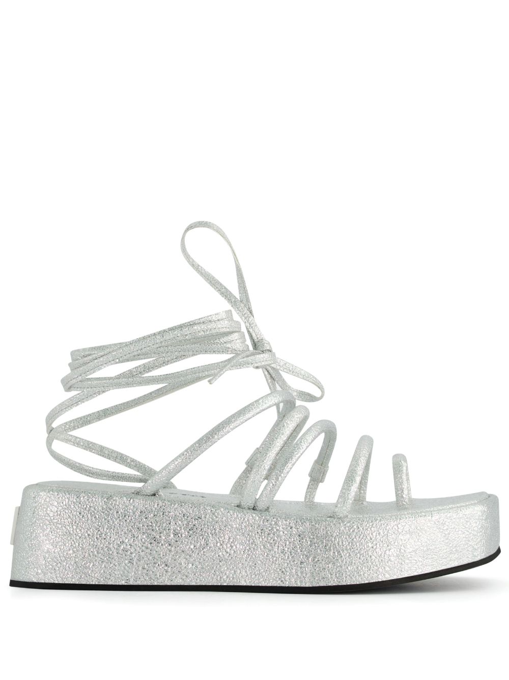 Bulla Gaia 45m flatform sandals - Silver