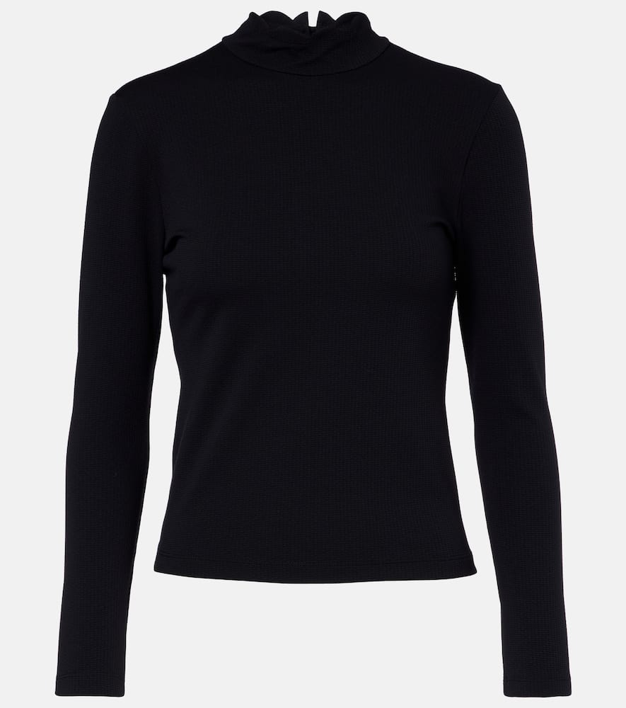 Scalloped rashguard top