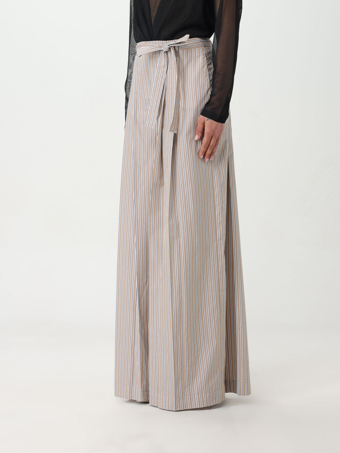 Pants Woman color Beige