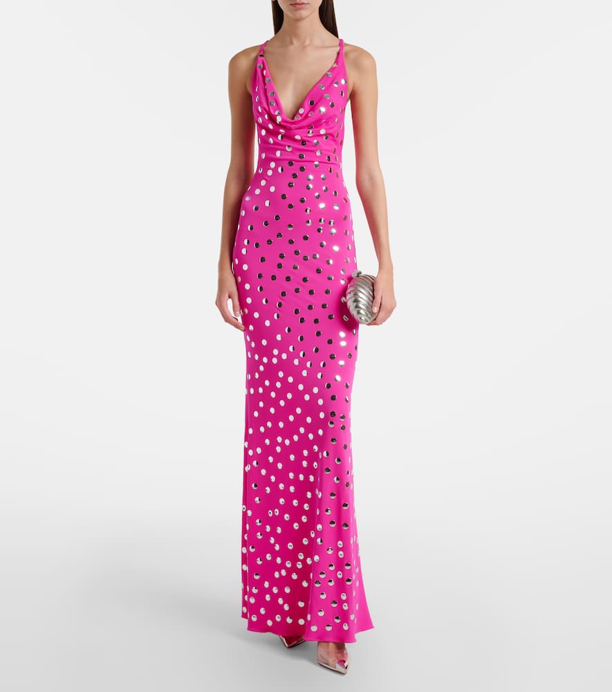 Polka-dot gown