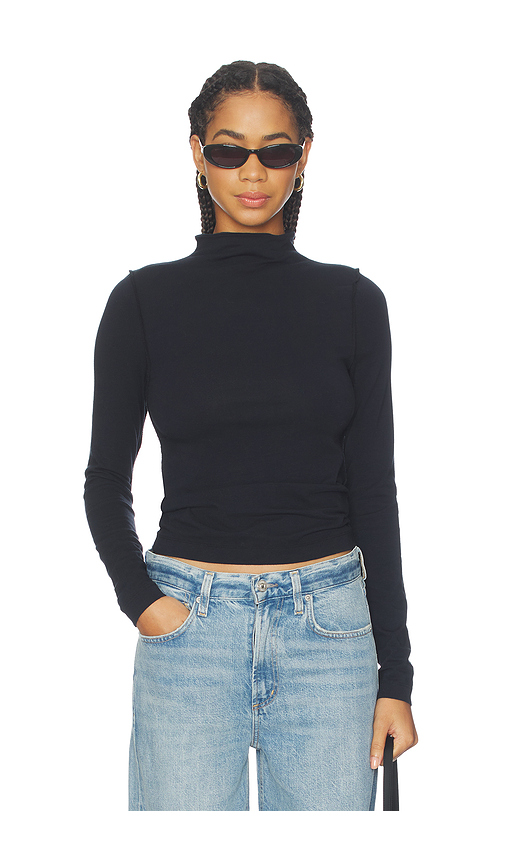 Free people manga larga kenzie en color azul L también en M, S