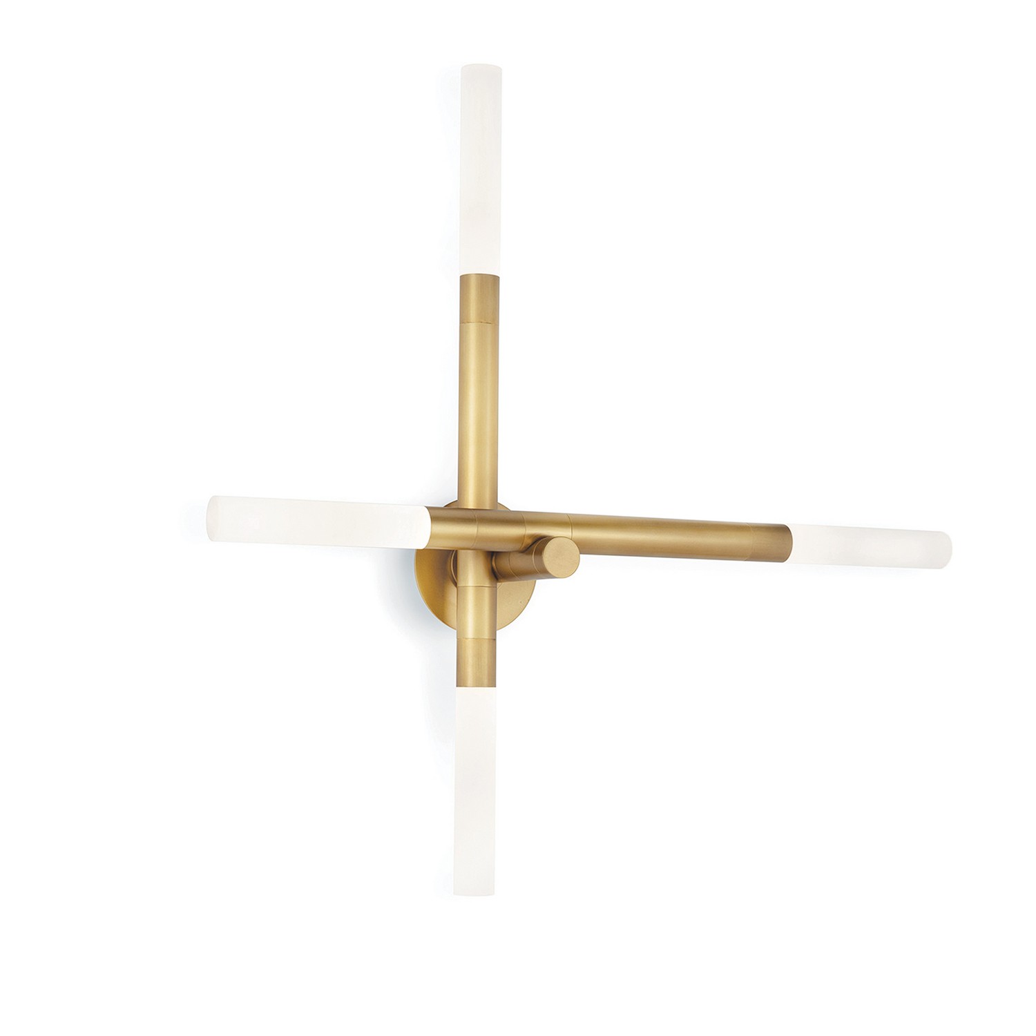 Natural Brass Wall Sconce from the Cass Collection