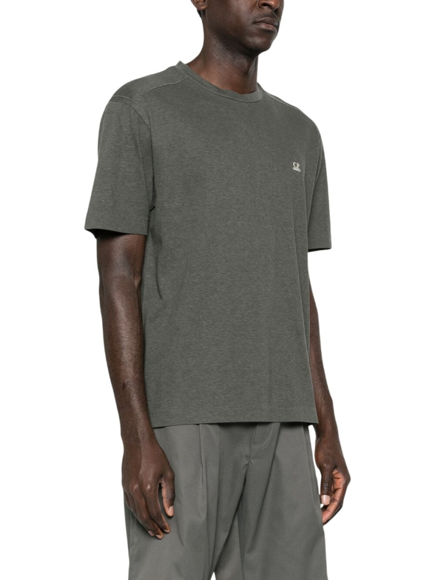 C. p. Company 20/1 Jersey Plated Logo T-shirt